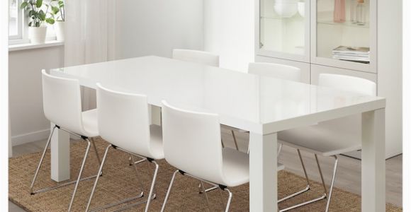 Ikea Tisch Weiß Metallbeine toresund Tisch Weiß Hochglanz Ikea