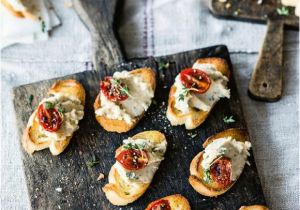 Kleine Kuche Ideen Vegetarisch Crostini Mit Bohnencreme