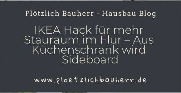 Kleiner Küchenschrank Garderobe Ikea Hack