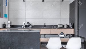 Küche Grau Schwarz Fliesen Kuche Grau