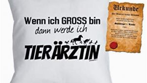 Küche Weiß Sprühen Tierarzt Kissen Sprüche Kuschelkissen Tierärztin Werde Ich