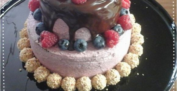 Kuchen Ideen thermomix Drip Cake Mit Brombeerbuttercreme