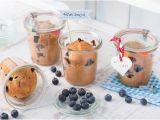 Kuchen Im Glas Backen Kuchen Im Glas Blaubeermuffins Im Glas