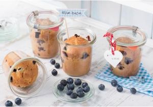 Kuchen Im Glas Backen Kuchen Im Glas Blaubeermuffins Im Glas