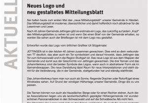 Küchengestaltung Gesang Gmbh Althengstett 4 3 2 Neues Logo Und Neu Gestaltetes Mitteilungsblatt