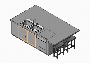 Kücheninsel Cad 2d Und 3d Cad Modelle Kücheninseln Cadblocksfree Cad