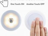 Küchenlampe Led soaiy 4er Set Warmweiß Led Nachtlicht Mit touchsensor Dimmbar Batteriebetrieben touch Lampe Schrankleuchte Küchenlampe 2800k
