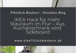 Küchenschrank Regal Garderobe Ikea Hack