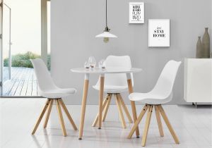 Küchentisch Rund Klein Ebay [ensa] Esstisch Rund Weiß [h 75cmxØ80cm] Holz Tisch