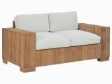 Massiv Holz sofa sofa Mit Kissen 2 Sitzer Teak Massivholz