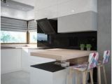 Moderne Küche In U-form Projekt Domu Jednorodzinnego Z Pastelowymi Kolorami Kuchnia