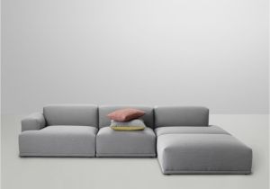 Modernes Modulares sofa Muuto Connect sofa Eckelement A Armlehne Links Remix 2