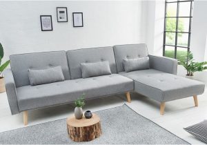 Modernes sofa Design Modernes Ecksofa nordic 265cm Hellgrau Scandinavian Design