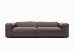 Office sofa Design Freistil 187 3 Sitzer Ledersofa