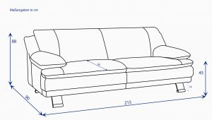 Ostermann Einzelsofa sofa 3 Sitzig Nabuka