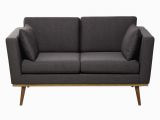 Retro sofa Vintage sofa 2 Sitzer Grau