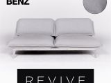 Rolf Benz Einzelsofa Nova Rolf Benz Nova Designer Stoff sofa Grau Zweisitzer sofa