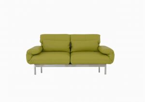 Rolf Benz Einzelsofa Rolf Benz Plura sofa In Grünen Leder Und Chromfüße Im sonderangebot