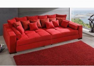 Rotes Schlafsofa Xxl sofa