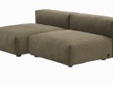 Schlafsofa Cord sofa 1 1 Medium 2 Side Cord Velours Khaki