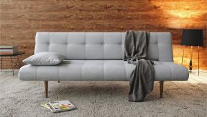 Schlafsofa Design Dieses Schlafsofa Vereint Komfort Und Design Der Hellgraue