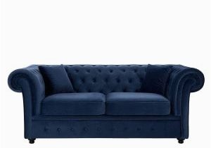 Schlafsofa Made Branagh Schlafsofa Samt In Cyanblau Made
