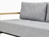 Schlafsofa Nachhaltig Design Schlafsofa Grau Webstoff Akkito