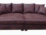 Schlafsofa Vintage Big sofa Couchgarnitur Megasofa Riesensofa Gulia Gobi 4 Vintage Braun