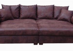 Schlafsofa Vintage Big sofa Couchgarnitur Megasofa Riesensofa Gulia Gobi 4 Vintage Braun