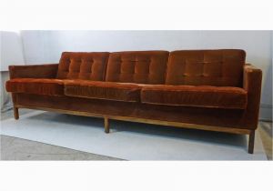 Schlafsofa Vintage Look Vintage Florence Knoll Rosewood Base & Mohair sofa