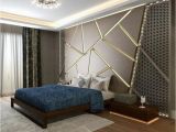 Schlafzimmer Beleuchtung Modern Wände Mit Stein Und Indirekter Beleuchtung Dekoriert