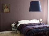 Schlafzimmer Braune Farbe Wandfarbe Aubergine