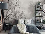 Schlafzimmer Deko Wald Setzen Sie Auf Stilvolles Naturmotiv In Schwarz Weiß