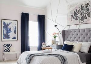 Schlafzimmer Einrichten Graues Bett Navy Gray White Inspiration