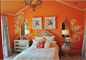 Schlafzimmer Farbe orange Genial Pfirsich Zimmer Dekor Bilder