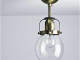 Schlafzimmer Lampen Quecksilber Details Zu Deckenleuchte Inkl Heller 12w Led In Messing 14cm Leuchte Vintage Decke Glas