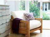 Single sofa Design Oke Single Seater Oak sofa Bed