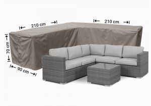 Sofa Abdeckung L form Loungemöbel Abdeckschutz L form 210 X 210 H 70 Cm