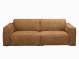 Sofa Cognac sofa Manchester 3 Sitzer Echtleder