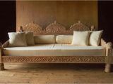 Sofa Design In India Carved Whitewashed Indian Daybed In 2020