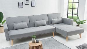 Sofa Design Types Modernes Ecksofa nordic 265cm Hellgrau Scandinavian Design