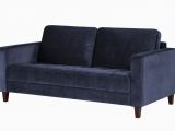 Sofa Dunkelblau Smart sofa Blau Mikrofaser Geradine