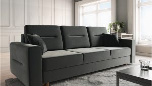 Sofa Konfigurieren sofa 3 Sitzer Belmira Mit Schlaffunktion Grau