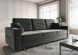 Sofa Konfigurieren sofa 3 Sitzer Belmira Mit Schlaffunktion Grau