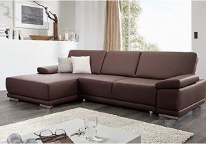 Sofa L form Beige Cavadore Eckcouch Corianne Couch L form In Lederoptik Und