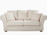 Sofa Moderne Olivia Landhaus sofa Weiß Flachgewebe Olivia