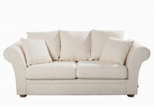 Sofa Moderne Olivia Landhaus sofa Weiß Flachgewebe Olivia