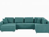 Sofa Petrol Smart Wohnlandschaft Petrol Flachgewebe Anne