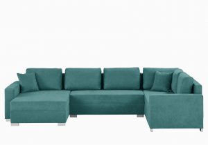 Sofa Petrol Smart Wohnlandschaft Petrol Flachgewebe Anne