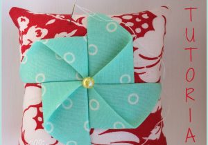 Sofa Stoff Nähen Pinwheel Pincushion â Tutorial